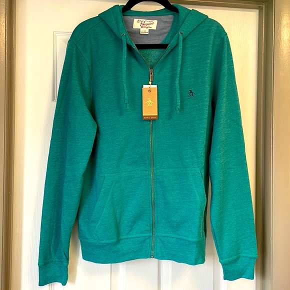 Original Penguin Other - Original Penguin Teal Parasailing Zip Up Jacket Size Large